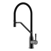 FRAP F4497-6 кухонный смеситель, чёрный (F4497-6)