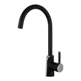 GAPPO G4003-6 смеситель кухонный, чёрный (G4003-6)