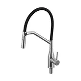 GAPPO G4098-15 кухонный смеситель, чёрный (G4098-15)