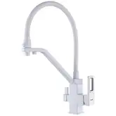 GAPPO G4317-8 смеситель кухонный, белый (G4317-8)