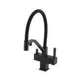 GAPPO G4395-66 кухонный смеситель, черный (G4395-66)