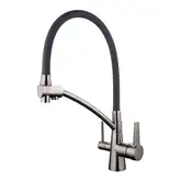 GAPPO G4398 смеситель кухонный, серый (G4398)