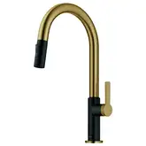 Kraus Oletto KPF-2820, смеситель, золото (KPF-2820BBMB)