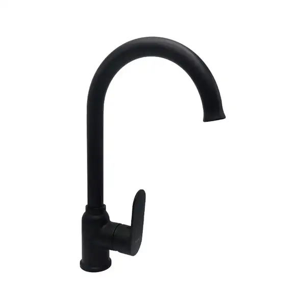 AIM DG01250 Змішувач кухонний, чорний (DG01250) (DG01250 matte black)