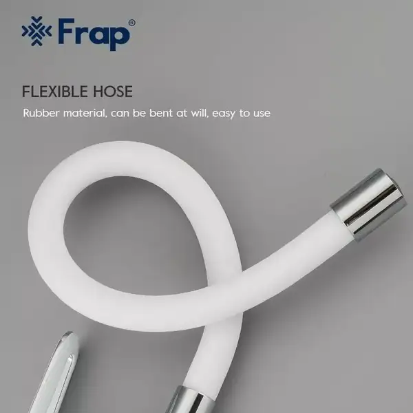 FRAP F4049 смеситель кухонный, белый (F4049)