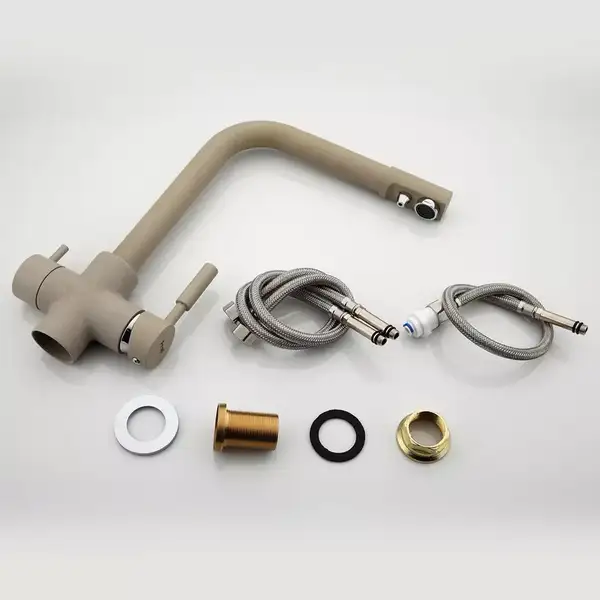 FRAP F4352-20 смеситель кухонный, бежевый (F4352-20)