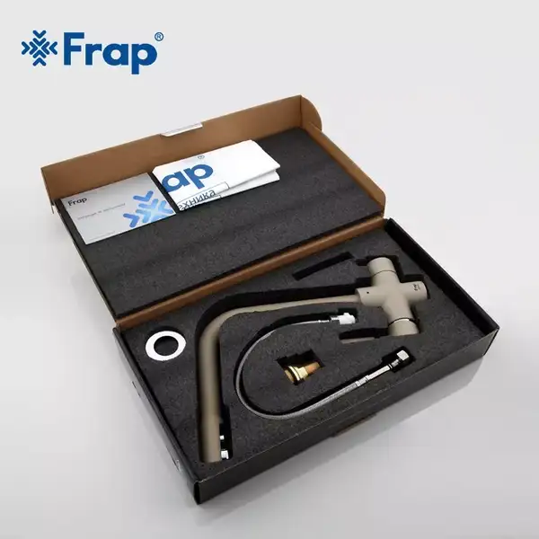 FRAP F4352-20 смеситель кухонный, бежевый (F4352-20)