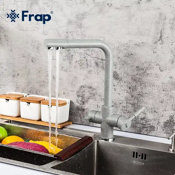 FRAP F4352-22 кухонный смеситель, серый (F4352-22)
