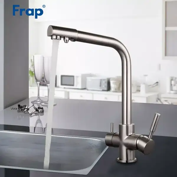 FRAP F4352-5 кухонный смеситель, сатин (F4352-5)