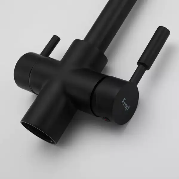 FRAP F4352-6 Смеситель кухонный, чёрный (F4352-6)