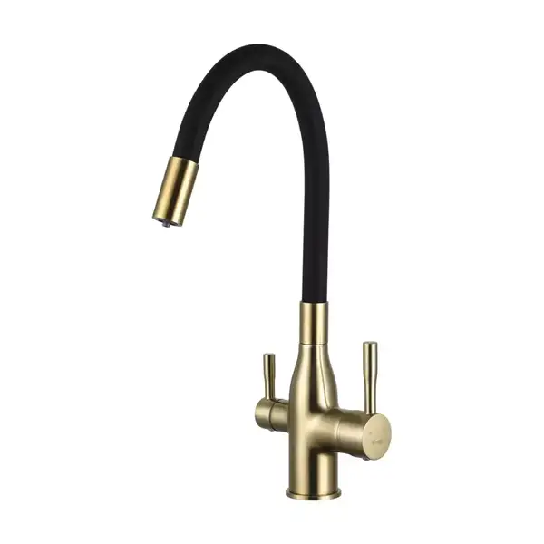 FRAP F4396-3 кухонный смеситель, золото (F4396-3)
