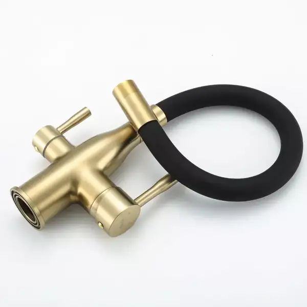 FRAP F4396-3 кухонный смеситель, золото (F4396-3)