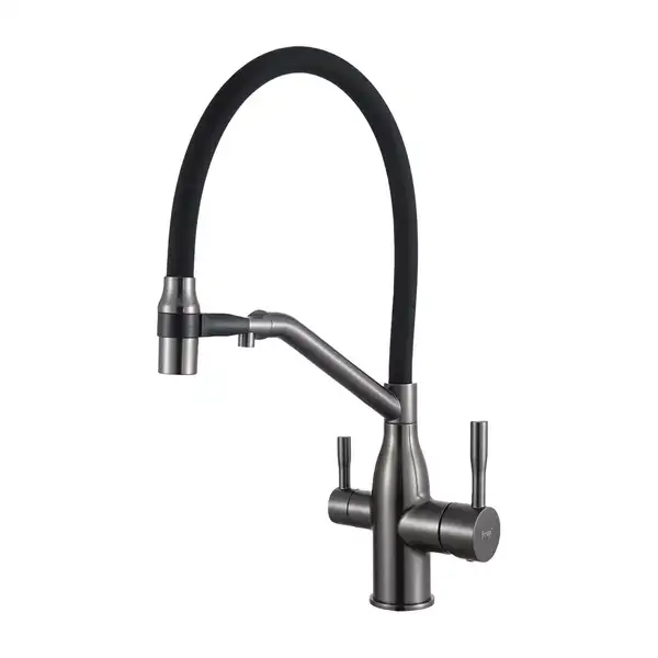 FRAP F4397-9 смеситель кухонный, серый (F4397-9)