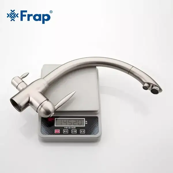 FRAP F4399-5 смеситель кухонный, нержавеющая сталь (F4399-5)