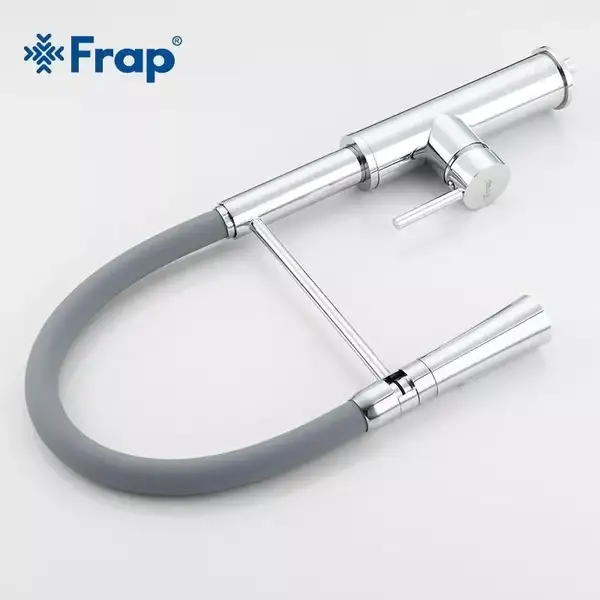 FRAP F4452-6 Смеситель кухонный, серый (F4452-6)