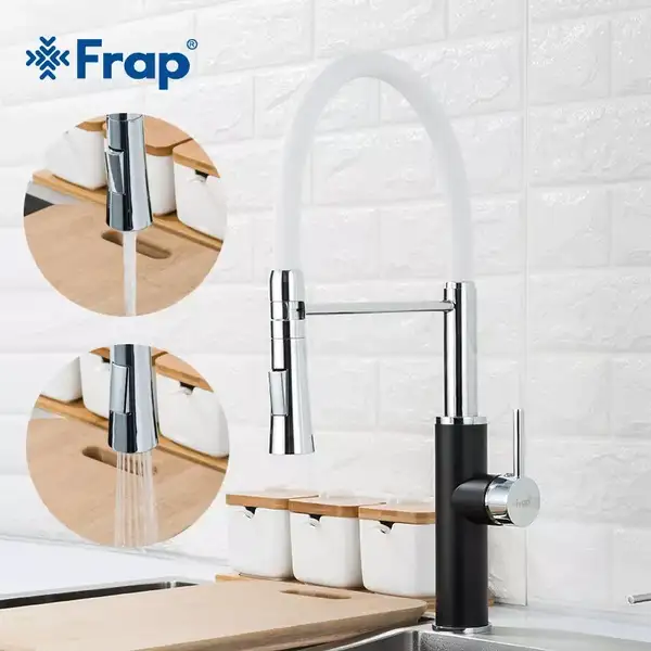 FRAP F4452-7 кухонний змішувач, чорний (F4452-7)