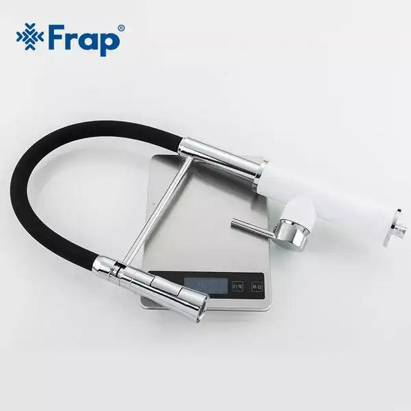 FRAP F4452-8 смеситель кухонный, чёрный (F4452-8)