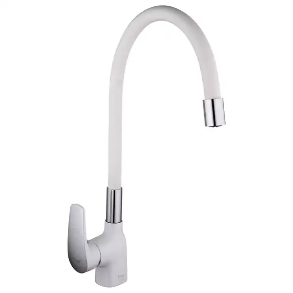 FRAP F4453-03 смеситель кухонный, белый (F4453-03)