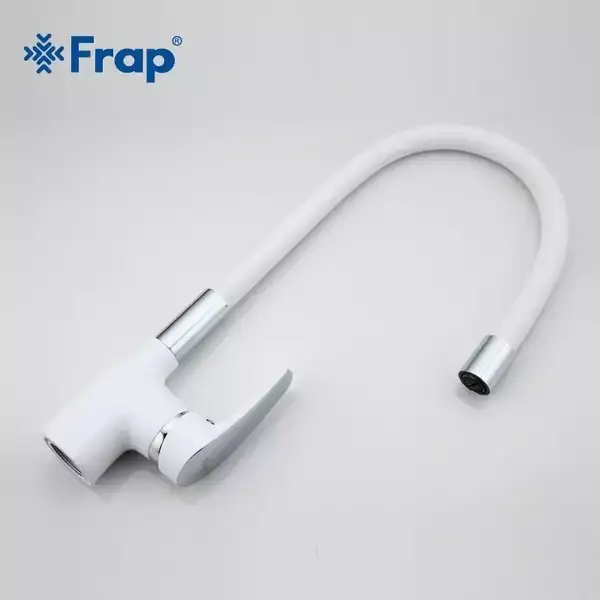 FRAP F4453-03 смеситель кухонный, белый (F4453-03)