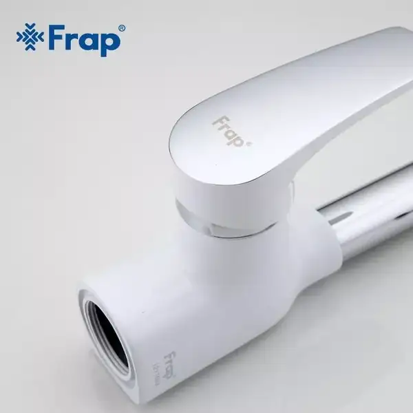 FRAP F4453-03 смеситель кухонный, белый (F4453-03)