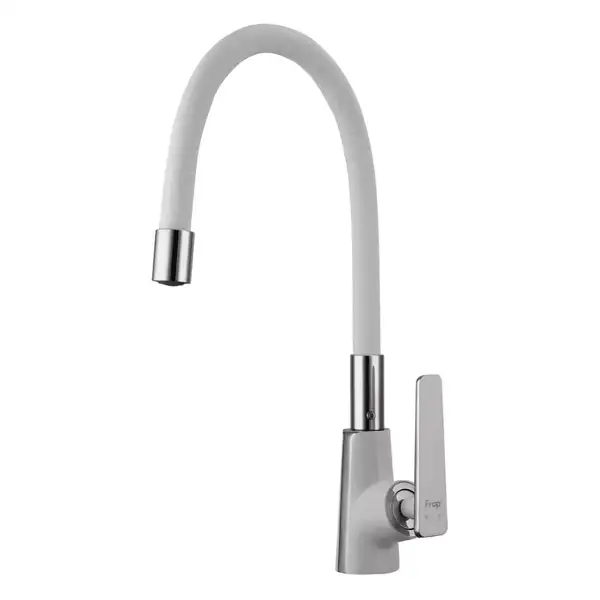 FRAP F4458 кухонный смеситель, белый (F4458)