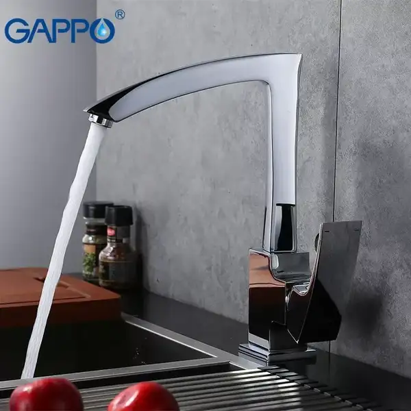 GAPPO G4007 смеситель кухонный, хром (G4007)