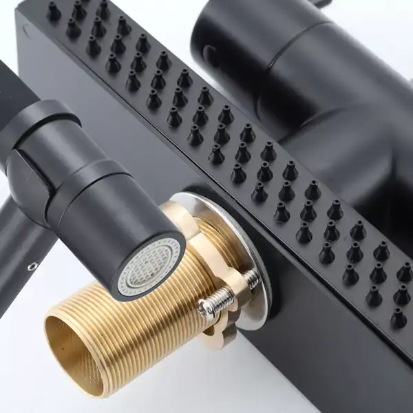 GAPPO G4098-6 смеситель кухонный, чёрный (G4098-6)