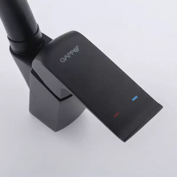 GAPPO G4150 кухонный смеситель, чёрный (G4150)
