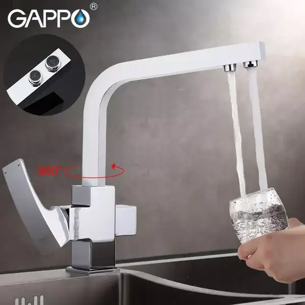 GAPPO G4307 смеситель кухонный, хром (G4307)