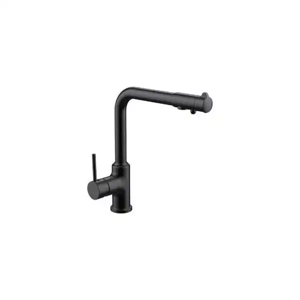 GAPPO G4390-10 смеситель кухонный, чёрный (G4390-10)