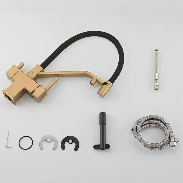 GAPPO G4395-63 кухонный смеситель, золото (G4395-63)