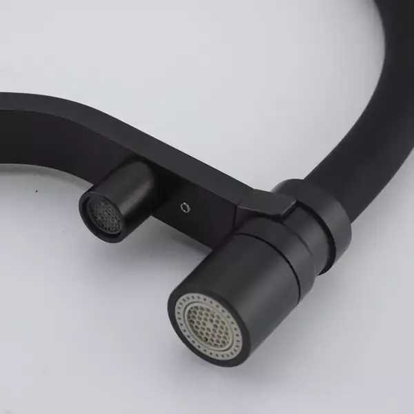 GAPPO G4395-66 кухонный смеситель, черный (G4395-66)