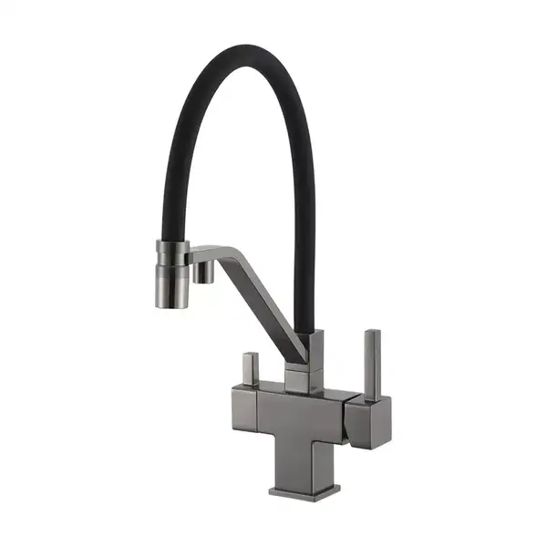GAPPO G4395-69 смеситель кухонный, серый (G4395-69)