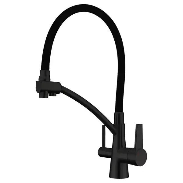 GAPPO G4398-16 кухонний змішувач, чорний (G4398-16)