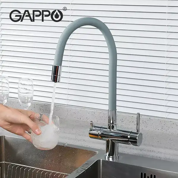 GAPPO G4398-30 Смеситель кухонный, хром (G4398-30)