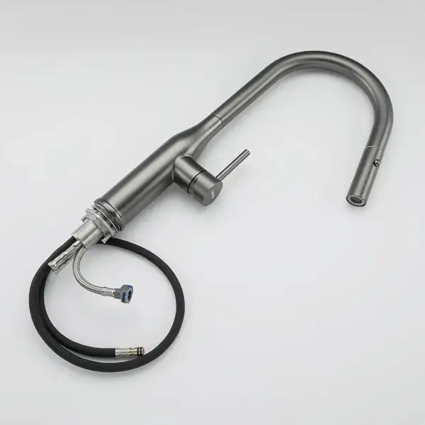 GAPPO G4398-41 кухонный смеситель, сталь (G4398-41)