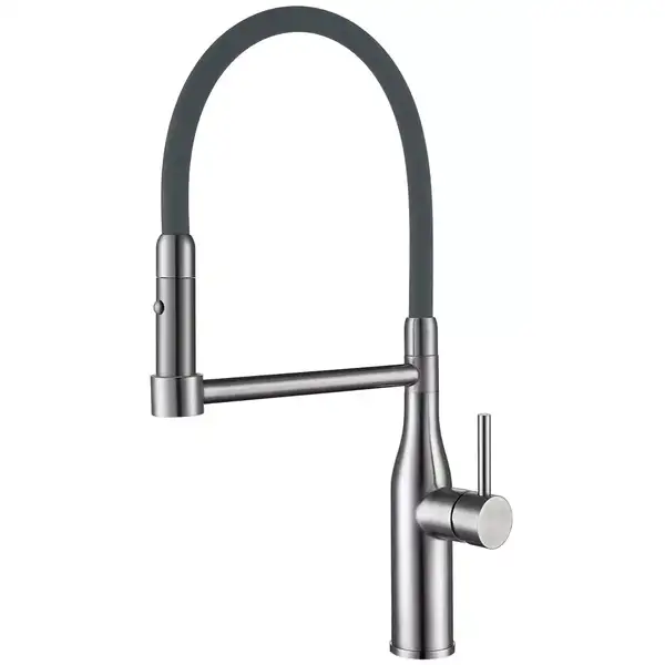 GAPPO G4398-55 смеситель кухни, серый (G4398-55)