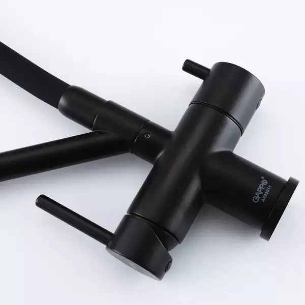 GAPPO G4398-86 кухонный смеситель, черный