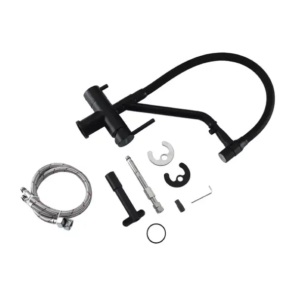 GAPPO G4398-86 кухонный смеситель, черный
