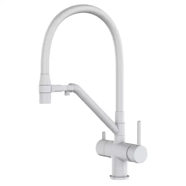 GAPPO G4398-88 смеситель кухонный, белый (G4398-88)