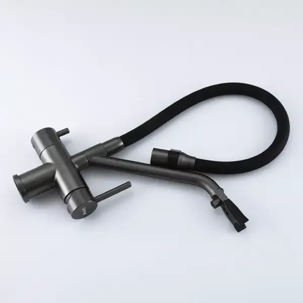 GAPPO G4398-89 смеситель кухонный, серый (G4398-89)