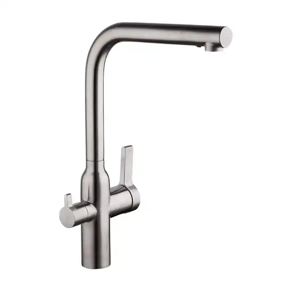 GAPPO G4399-4 кухонный смеситель, сталь (G4399-4)