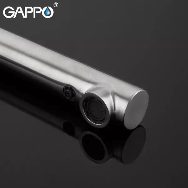 GAPPO G4399-4 кухонный смеситель, сталь (G4399-4)