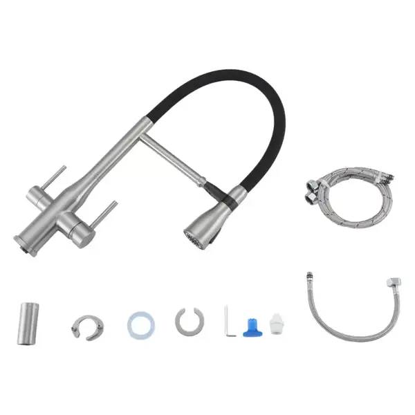 GAPPO G4399-75 смеситель кухни, сталь (G4399-75)
