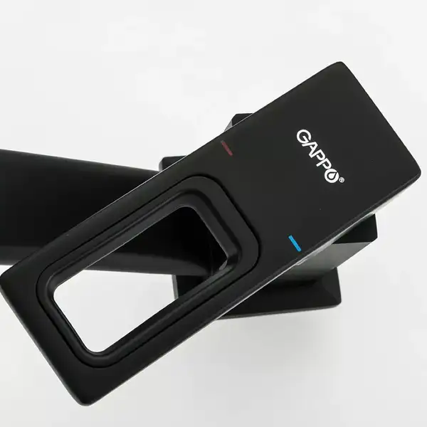 GAPPO G4517-6 смеситель кухонный, чёрный (G4517-6)