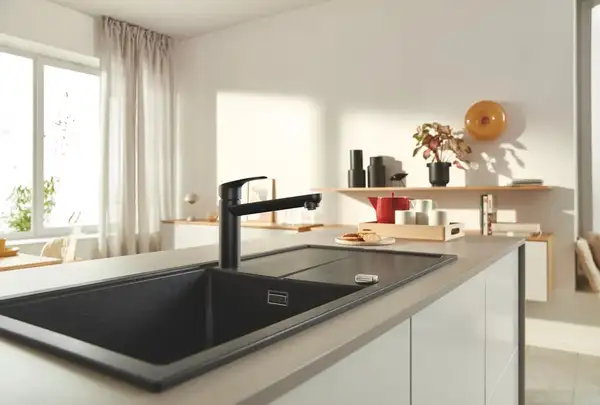 Grohe Eurosmart New смеситель кухонный, чёрный (304632430)