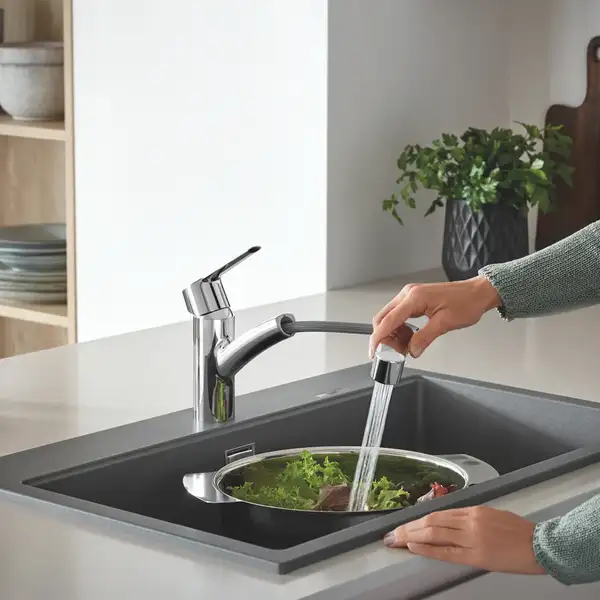 Grohe QuickFix Start смеситель кухонный, хром (CV030586)