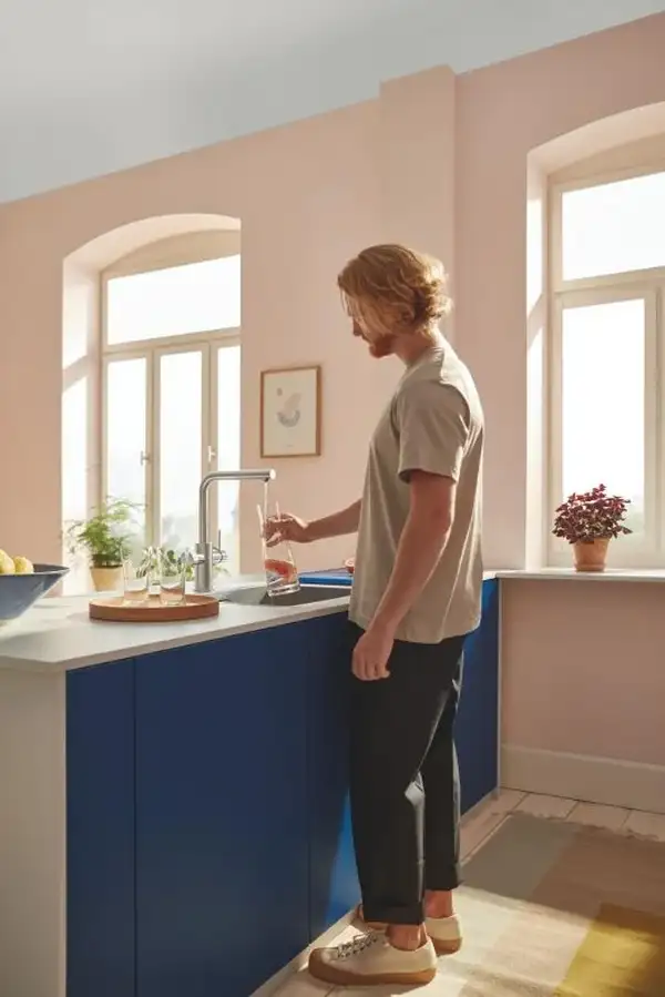 Grohe Blue Pure Minta змішувач, сталь (mo67530601dc)