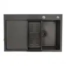 GAPPO GS7850-6R кухонна мийка, чорна (GS7850-6R)