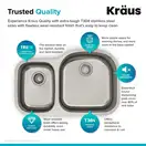 Kraus Premier Кухонная мойка, нержавеющая сталь (KBU25)